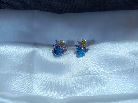 Aurora Crystal Bloom Earrings