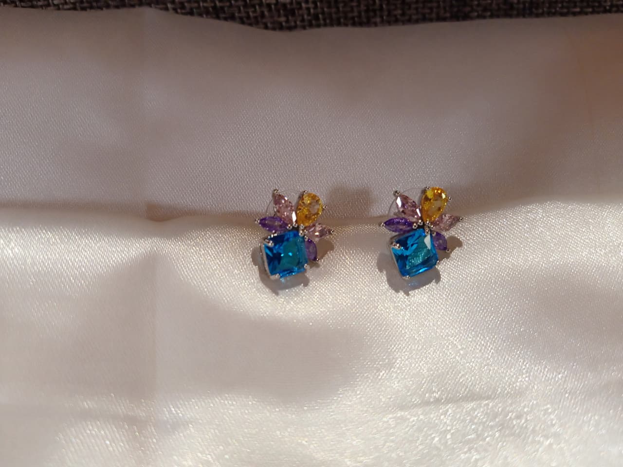 Aurora Crystal Bloom Earrings
