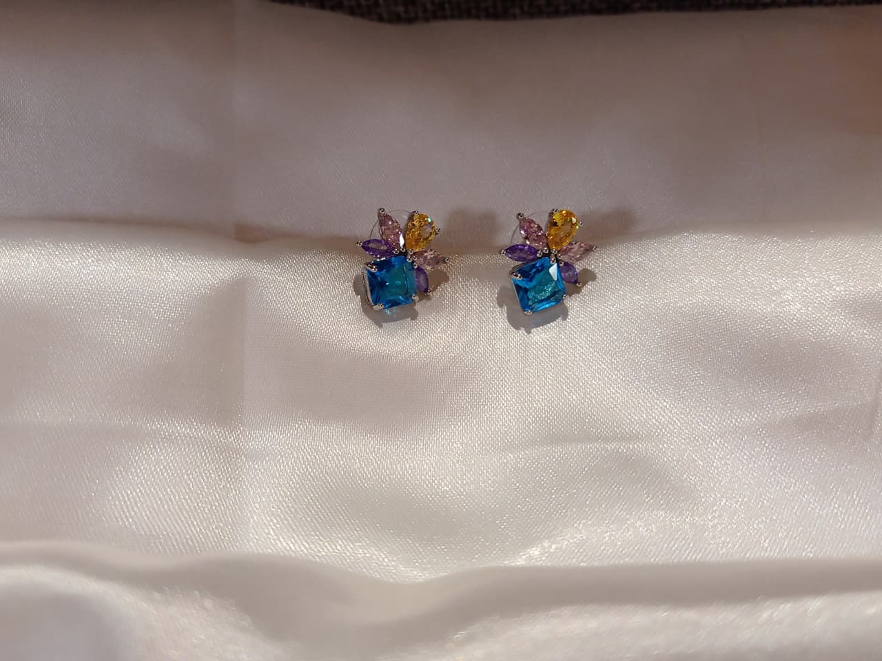 Aurora Crystal Bloom Earrings