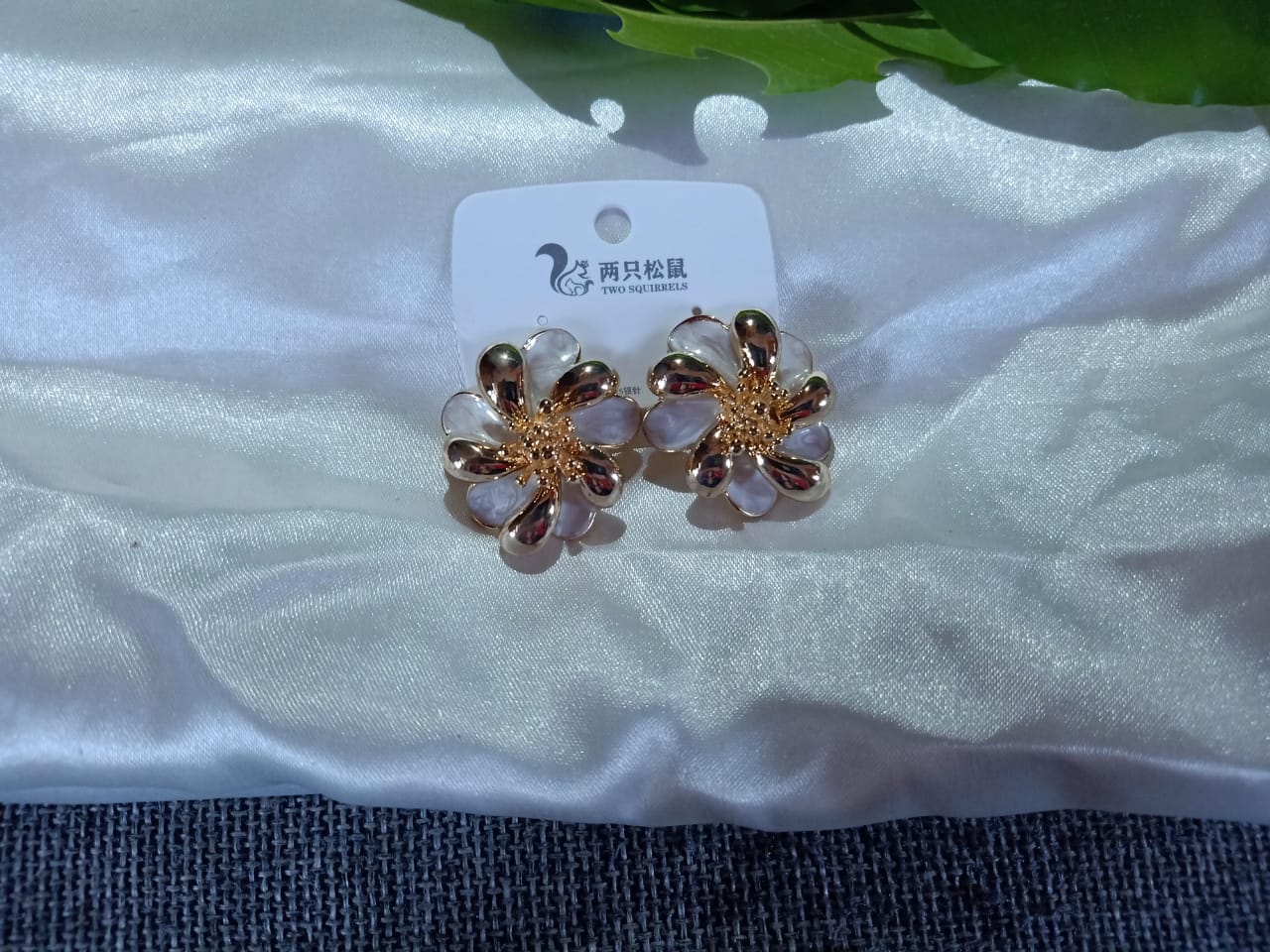 Elegant Floral Statement Earrings